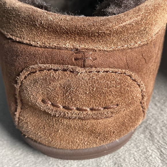 L.L. Bean Mens Wicked Good Venetian Slippers Chocolate Brown Cozy Suede Sz 13M ! - Picture 11 of 12